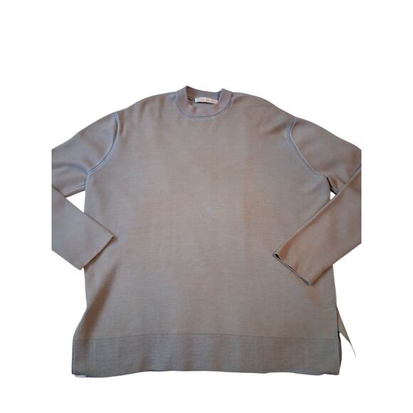 Acne Studio Women's XXL Quiet Luxury Wool Blend Minimalist Boxy Preppy Sweater - Picture 6 of 13